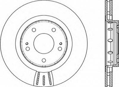 OPEN PARTS bdr208720 -  Тормозной диск